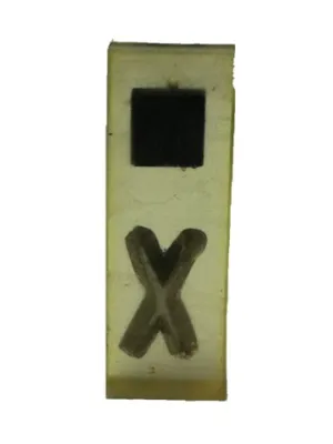 8 mm Pb sada znakov v PVC s magnetom